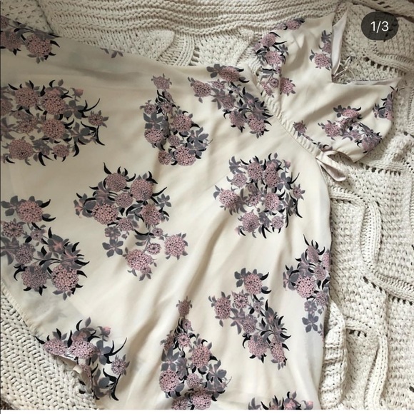 SOLD Floral Cutout Dress - Picture 1 of 2